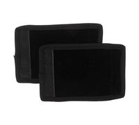 HOLIDYOYO Coussinets pour Béquilles Aisselles en Velours Noir, 1 Paire de Housses de Protection Anti-froid pour Béquilles D’avant-bras, Confort Hivernal pour Seniors et Rééducation