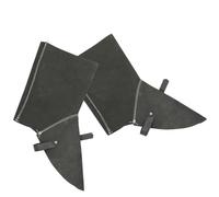 HOLIDYOYO Couvre-Chaussures de soudage en Cuir résistant à l'abrasion Protection Thermique Ignifuge pour soudeurs avec Fixation Ajustable Large Couverture