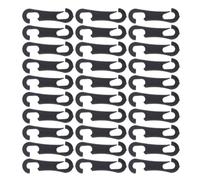 HOLIDYOYO Crochets Fixation Plastique ABS pour Housses de Siège Auto 100pcs Accessoires Intérieurs Voiture pour Usage Polyvalent Coussins de Siège et Pare-Soleil