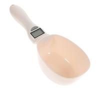 HOLIDYOYO Cuillère Doseuse Électronique pour Alimentation Animale Balance Numérique Alimentaire pour Mesurer la Nourriture pour Chats et Chiens Facile à Nettoyer et Précise