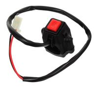 HOLIDYOYO Démarreur à Bouton-Poussoir pour Guidon de Moto, Accessoire Étanche et Robuste, Compatible Différents Modèles, pour Conduite Sportive