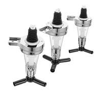 HOLIDYOYO Distributeur Doseur Mural de Boissons Alcoolisées 3 Pièces en Plastique Transparent Distribution Précise 25 ML pour Bar et Maison Fête