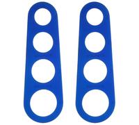 HOLIDYOYO Doseur à Spaghetti en Acier Inoxydable 4 Trous Lot de 2 Outils de Mesure pour Pâtes Ustensile Cuisine Pratique pour Portions Précises pour Amateurs de Pâtes et Cuisson Maison