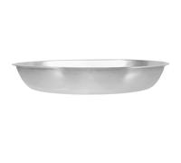 HOLIDYOYO Doseur de Poudre en Acier Inoxydable Argenté Plateau de Pesée Multi-usage Rond Compatible avec Balance Electronique pour Usage en Cuisine et Petites Particules