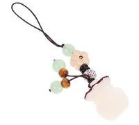 HOLIDYOYO Dragonne de Téléphone Délicate en Perles de Bodhi, Chaîne Décorative Suspendue pour Smartphone, Ornement Suspendu Élégant, Accessoire Polyvalent pour Téléphones Portables