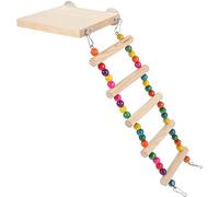 HOLIDYOYO Échelle Entraînement pour Perroquet avec Colorée de Perchoir pour Oiseaux Stimule Activité Jeu Cage