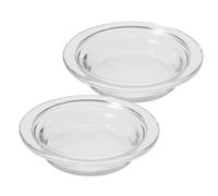 HOLIDYOYO Ensemble De 2 Plats en Verre Chauffants Accessoires Modernes pour Chauffe-Cire