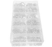 HOLIDYOYO Ensemble de 790 Rondelles Plates en Acier Inoxydable Rondelles Élastiques et Rondes de 4 à 12 MM Kit D’Assortiment pour Réparation Bricolage Plomberie et Ameublement Boîte de