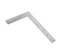 HOLIDYOYO Équerre De Charpentier En Acier Inoxydable 10×15 Cm Règle D'angle Double Face Certifiée, Outil Multifonction Robuste Pour Travail Du Bois Professionnel, Usage Chantier