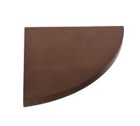 HOLIDYOYO Étagère d'angle Murale en Bois de Noyer 18x18 Cm, Étagère Triangulaire Décorative D'éventail, Système de Rangement d'angle Polyvalent pour Salon, Bureau, la Cuisine et Salle