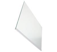HOLIDYOYO Étagère de Réfrigérateur en Verre Trempé Transparent Plaque de Séparation pour Réfrigérateur 40,6x27,9cm Bord Enveloppé Bords Polis Lisses et Congélateur Rangement des Aliments
