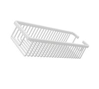HOLIDYOYO étagère de Salle de Bain monté Support de Rangement Mural pour Salle de Bain étagère Flottante étagère Murale Support de Salle de Bain Rack de Stockage Espace Aluminium Blanche