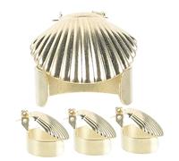 HOLIDYOYO Éteignoir à Bougie en Laiton Automatique 4 Pièces, Couvercles D'extincteurs à Bougie Résistants à La Chaleur, Outil De Sécurité pour Bougies, Usage Domestique Et Décoratif