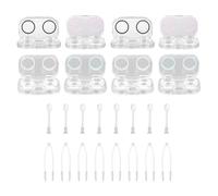 HOLIDYOYO Étui à Lentilles Transparent Portables Boîte Étanche pour Lentilles de Contact Un Lot