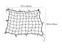 HOLIDYOYO Filet De Chargement Élastique pour Voiture Filet De Toit Bagages Noir pour Rangement Coffre