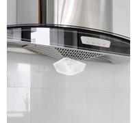 HOLIDYOYO Gobelet de Récupération D'huile pour Hotte Cuisine, Bac Collecteur Transparent, Tampon Absorbant D'huile, Compatible Hottes Aspirantes, Accessoire de Remplacement Facile