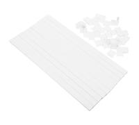 HOLIDYOYO Goulotte de Gestion des Câbles 20x10 Mm en PVC Ignifuge, 40 Cm sans Perçage, Kit 10 Pièces Accessoires, Adhésif Autocollant pour Installation Murale Sécurisée et Discrétion