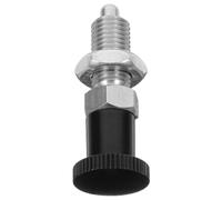 HOLIDYOYO Goupille de Positionnement à Ressort, Piston du Bouton de Réinitialisation en Acier Inoxydable M10/m10x1.5, Retour Rapide, Fixation Facile, pour Applications Mécaniques