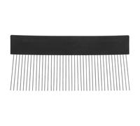 HOLIDYOYO Grattoir à Texture Murale en Acier Inoxydable Léger, Racleur à Motifs pour Enduit Déco, Application Facile, pour Travaux D'intérieur et Design Artisanal