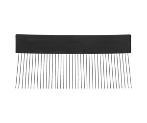 HOLIDYOYO Grattoir à Texture Murale en Acier Inoxydable Léger, Racleur à Motifs pour Enduit Déco, Application Facile, pour Travaux D'intérieur et Design Artisanal