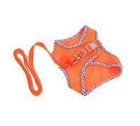 HOLIDYOYO Harnais pour Chien Réglable et Résistant Kit de Promenade Extérieur pour Chiot Harnais de Sécurité Confortable avec Laisse Adaptée S Orange