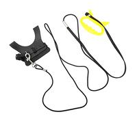 HOLIDYOYO Harnais Réglable pour Perroquet Et Laisse D'extérieur Réglable en Nylon Noir Taille L, Équipement De Vol Sécurisé pour Perroquets De Petite Et Moyenne Taille, pour Balade en Plein Air