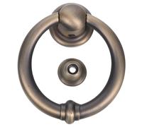 HOLIDYOYO Heurtoir de Porte en Alliage de Zinc Épais Heurtoir de Sécurité pour Porte d'Entrée Format Compact 1 Pièce Design Classique Base Élargie Antichoc Usage Extérieur et Intérieur