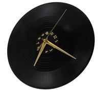 HOLIDYOYO Horloge Murale Vinyle Design Moderne Horloge Murale Disque Vinyle Décoratif pour Chambre Mécanisme Silencieux Et Élégant Accessoire Musical Vintage