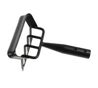 HOLIDYOYO Houe Râteau à Désherber en Acier Manganèse Argenté 12,5x11 CM | Outil Manuel Détachable, Précision pour Retirer les Herbes, Usage Jardin et Pelouse, Format Compact