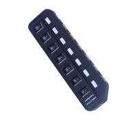 HOLIDYOYO Hub USB Ports avec Interrupteurs Individuels et Protection Surcharge Adaptateur pour Ordinateur Portable et Bureau Accessoire Informatique et Stable