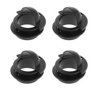 HOLIDYOYO Inserts de But pour Foot 8 Pièces Manchons pour Trous de Score en Plastique Noir Coupelles de Récupération de Balles à 2 Trous Accessoires de Remplacement pour Table de Foot en
