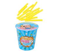 HOLIDYOYO Jeu de Frites Interactif Bleu pour Fête Sensorimoteur Amusant en Plastique Résistant Jeu Cognitif pour Développer la Réactivité et L’attention Décoratif Trompeur pour Soirée Entre