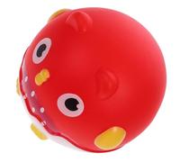 HOLIDYOYO Jouet à Mordre Chien Squeaky Cartoon Rouge Résistant Et Léger Jouet Interactif pour Chiots Petits Et Moyens Anti-Destruction pour Amuser Et Éduquer