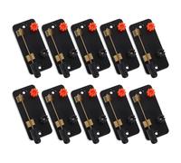 HOLIDYOYO Kit 10 Pièces d'Outils de Laboratoire Physique et Électrique Bouton-Poussoir Unipolaire pour Expériences Éducatives en Classe