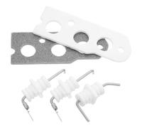 HOLIDYOYO Kit D’Électrodes de Remplacement pour Chauffe-Eau à Flamme Compatible Chauffe-Eau sans Réservoir Électrode Chauffante Résistante Haute Température Accessoires Réparation