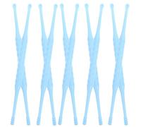 HOLIDYOYO Kit de 12 Oreille Spirale en Abs Bleu, Dissolvant de Cérumen Doux et Sûr, Nettoie Oreilles Efficacement, Pratique pour Usage Domestique