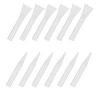 HOLIDYOYO Kit de 30 Grattoirs Texturés en Plastique Blanc pour Peinture à L’Huile et Acrylique Outils Polyvalents pour Création Artistique Éveil Sensoriel et Loisirs Créatifs