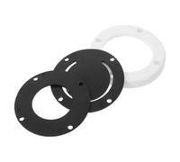 HOLIDYOYO Kit de Soupape de Vidange Marine pour Bateau, Kit de Réparation de Dalot en Abs, Valve à Clapet Unidirectionnelle, Évacuation Automatique de L’Eau, avec Joint, Anneau de Fixation
