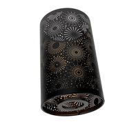 HOLIDYOYO Lampshade Creux avec Gravure Abat Jour Décoratif et Facile à Installer Compatible Lampe Suspendue et Murale pour Salon Cuisine Bar et Couloir