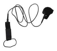 HOLIDYOYO Leash de Surf 1,8 M Corde Élastique de Sécurité 5,5 Mm avec Sangle de Jambe Rembourrée Anti-nœuds Double Pivot pour Planches de Paddle et Sup - Accessoire Nautique pour Sports