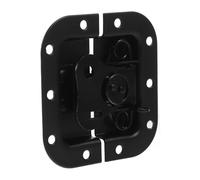 HOLIDYOYO Loquet Encastré Chromé à Ressort Verrouillable avec Cadenas Serrure Aluminium Légère pour Mallette de Vol et Boîte à Instruments