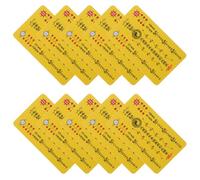 HOLIDYOYO Lot De 10 Cartes Chinoises Taisui Amulettes Cartes Du Général De Bon Augure Amulette Succès Chinois Chanceux Feng Shui Richesse Accessoires Amour