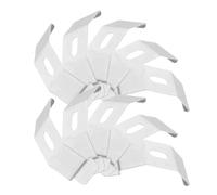 HOLIDYOYO Lot de 10 Clips de Fixation en Acier Inoxydable 52 X 2 CM pour Stores Vénitiens Kit de Remplacement pour Réparation de Stores Support Mural pour Rideaux Transparents Usage