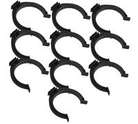 HOLIDYOYO Lot de 10 Clips de Nivellement D'armoire en Plastique Noir, Fixation Facile pour Pieds de Caisson la Cuisine, Protège Sols, pour Angles de Plinthe