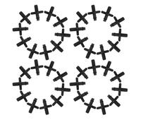 HOLIDYOYO Lot de 100 Raccords Barbelés en PP pour Tuyau D'irrigation 4/7 Filetage 6mm, Connexion Sécurisée et Installation Simple pour Jardins Potagers