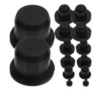 HOLIDYOYO Lot de 14 set de Bouchons de Rechange en Silicone Étanches pour Salière Poivrière Bouteilles et Tubes - 7 Tailles - Bouchons Solides et Pratiques pour Pots de Fleurs et Flacons