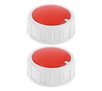 HOLIDYOYO Lot de 2 boutons rotatifs de réglage de la température - Pièce de rechange pour radiateurs muraux et plinthes chauffantes, accessoires pour la maison et l'extérieur (terrasse).