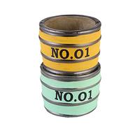 HOLIDYOYO Lot De 2 Cendriers Décoratifs sans Fumée pour Décoration Intérieure Style Rétro Résistant Au Feu