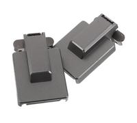 HOLIDYOYO Lot de 2 Charnières Ultra-Minces Hydrauliques à Fermeture Douce pour Portes Aluminium Charnières Invisibles Silencieuses et Amorties Adaptées aux Armoires et Placards Modernes