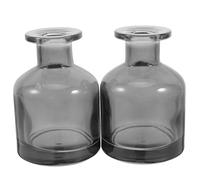 HOLIDYOYO Lot de 2 flacons diffuseurs en Verre vides et Rechargeables, Pots de Rangement pour aromathérapie de 100 ML, contenants pour bâtonnets parfumés, vases pour bourgeons de Fleurs pour la